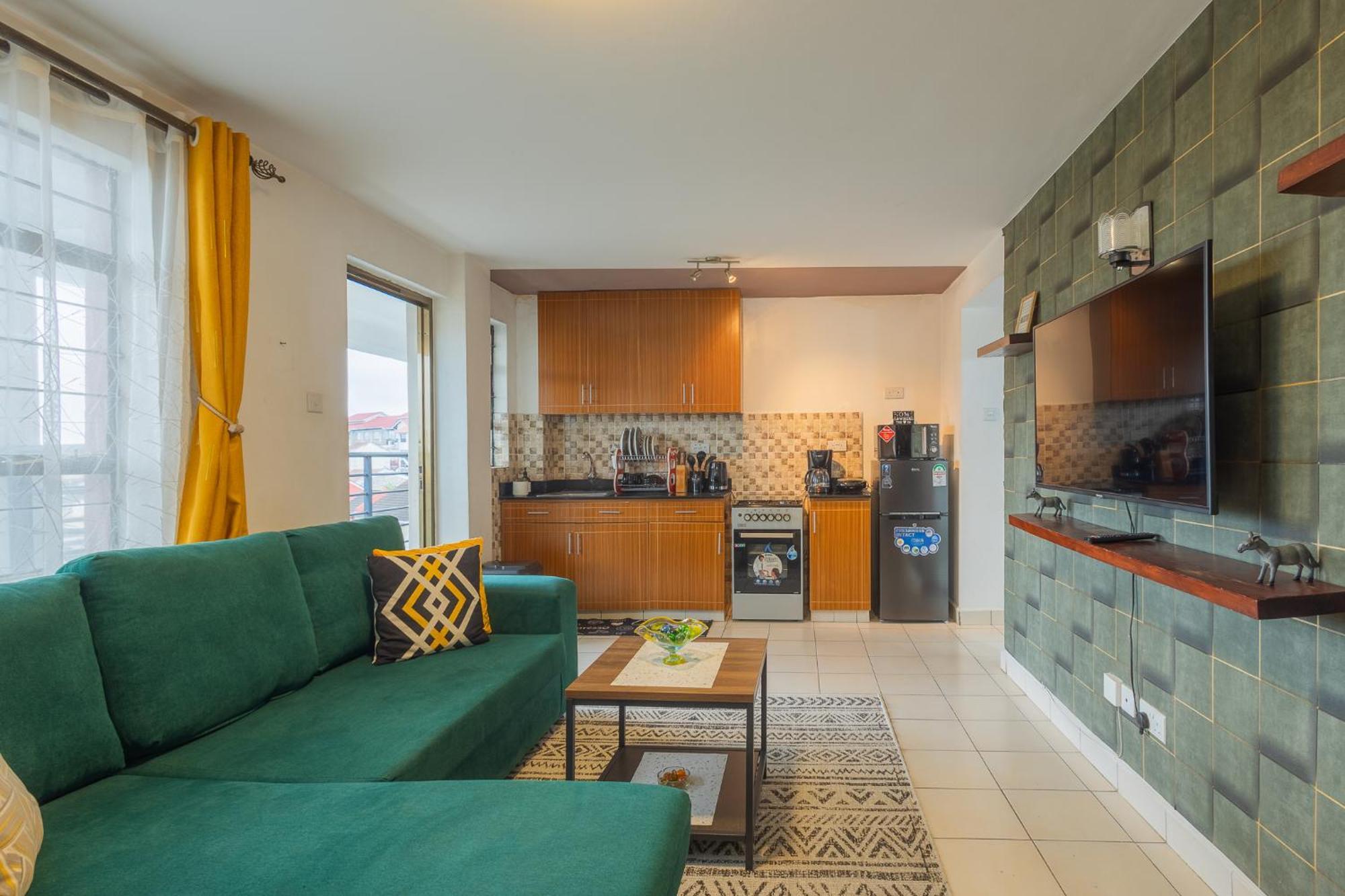 Furnished 1 Bedroom Apartment In Nairobi. 15 Mins To Cbd. Free Wi-Fi & Parking Dış mekan fotoğraf